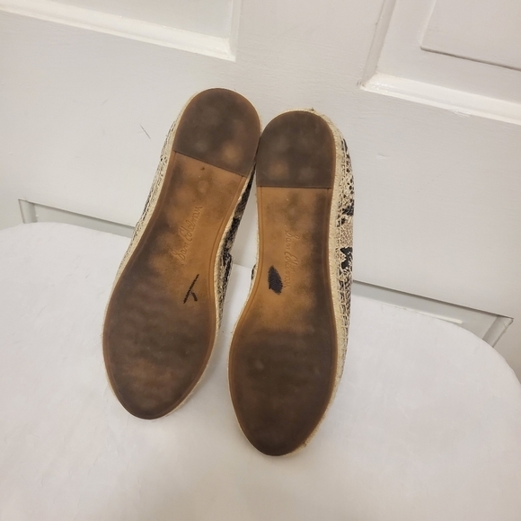 Sam Edelman Khloe Snakeprint Leather Espadrilles Size 8 - Picture 6 of 10